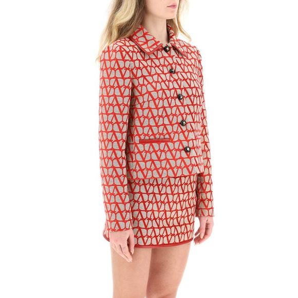 Valentino Jackets & Coats Valentino Toile Iconographe Light Short